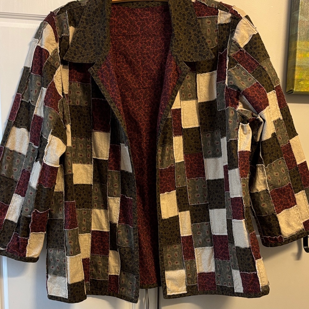 Kimono style open jacket